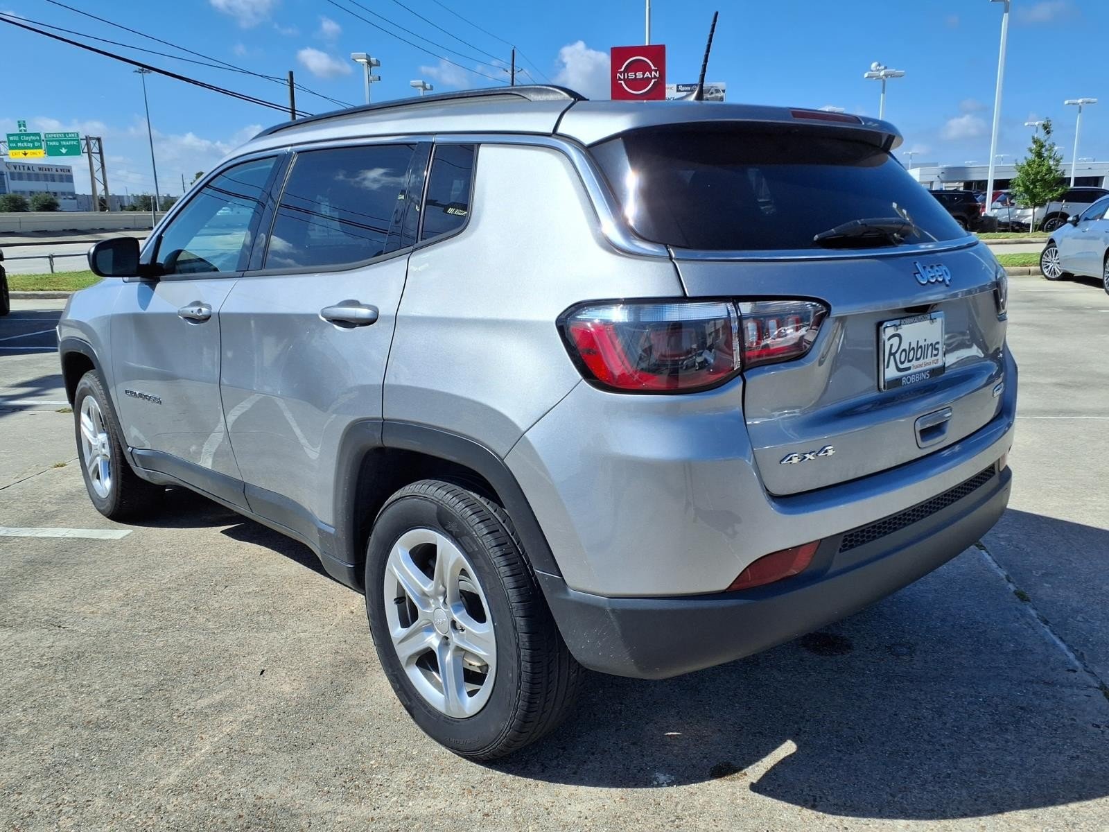 2024 Jeep Compass Latitude Silver at Robbins Nissan