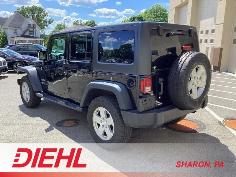 Used 2017 Black Clearcoat Jeep Unlimited Sport image 5