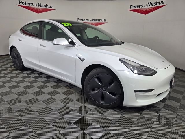 Used 2020 Pearl White Multi-Coat Tesla Long Range image 1
