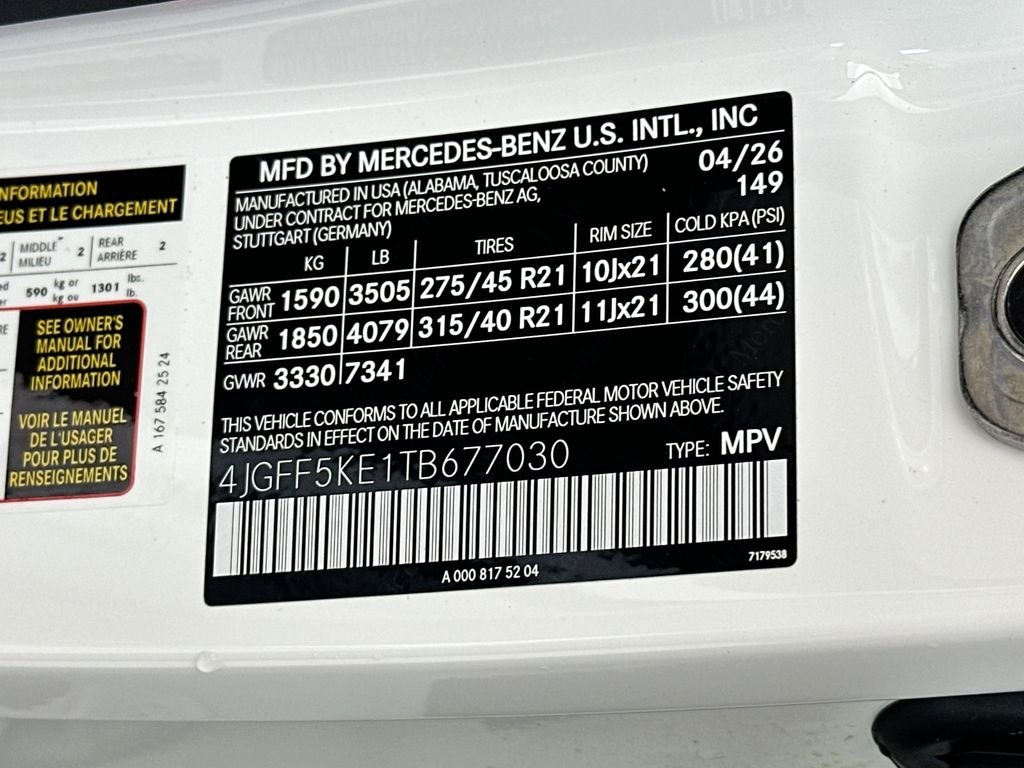 New 2026 Polar White Mercedes-Benz GLS 450 image 35