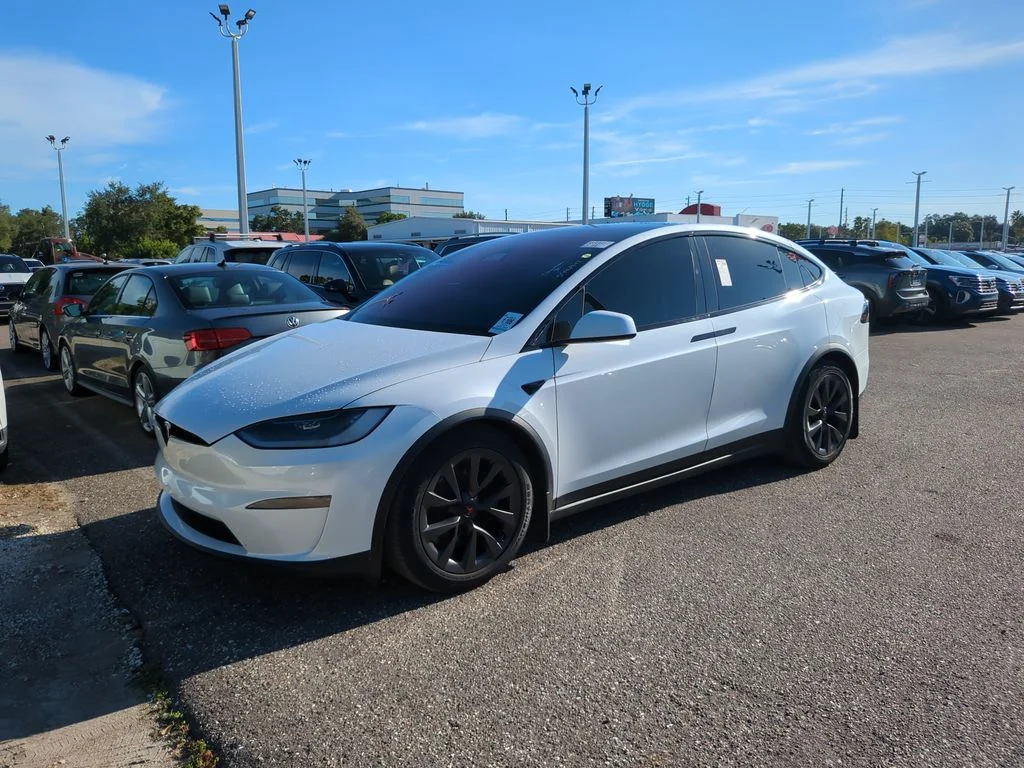 Used 2024 Tesla Model X Long Range with VIN 7SAXCAE57RF458782 for sale in Clearwater, FL