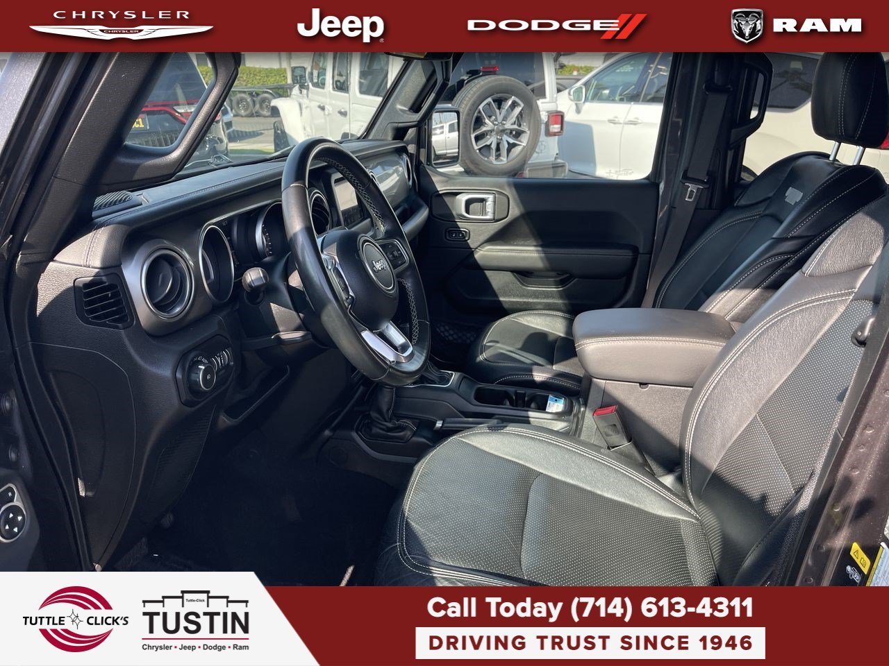 Used 2020 Granite Crystal Metallic Clearcoat Jeep Sahara image 21