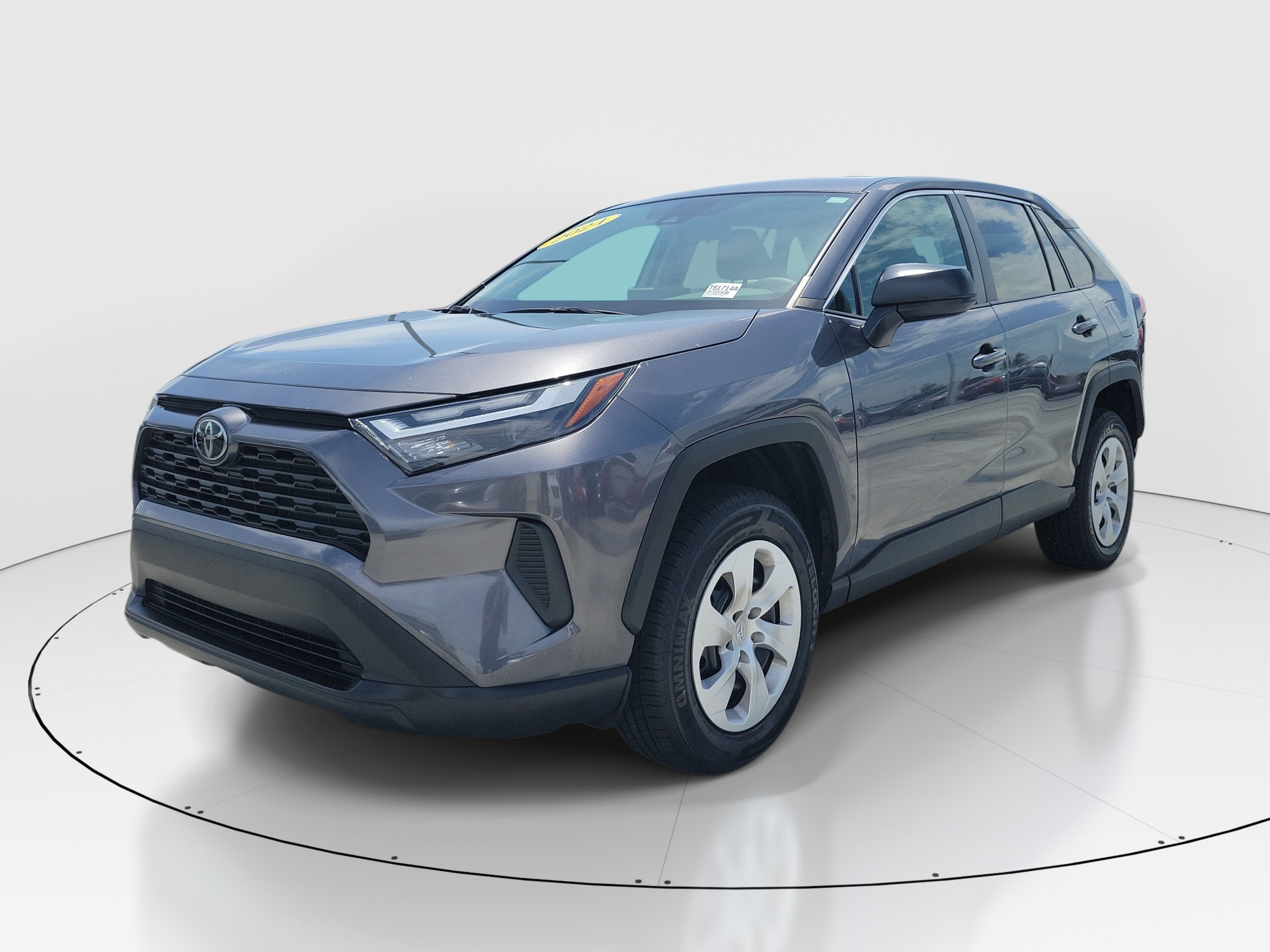 Used 2024 Magnetic Gray Metallic Toyota LE image 3