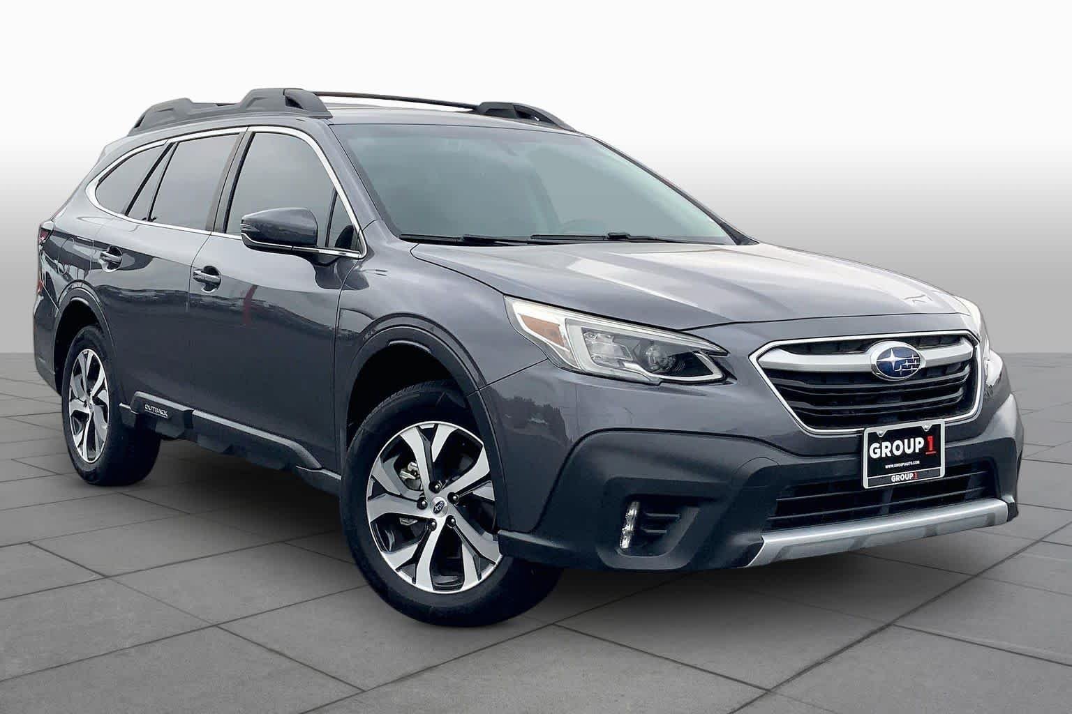 Used 2022 Magnetite Gray Metallic Subaru Limited image 3