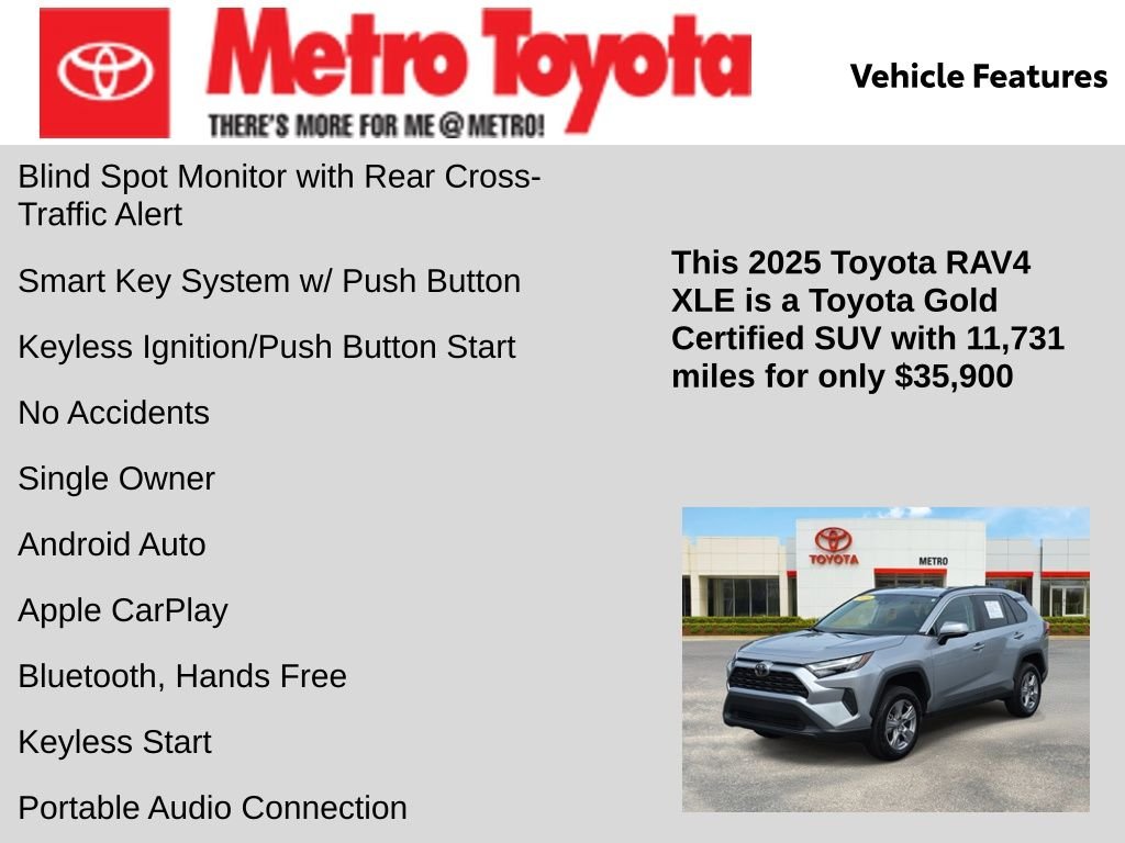 Certified Used 2025 Silver Toyota XLE image 11