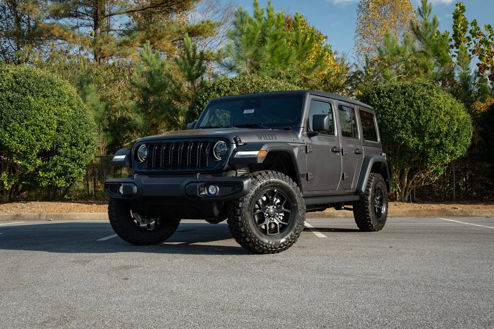New 2026 Granite Crystal Metallic Clear-Coat Exterior Paint Jeep Willys image 1