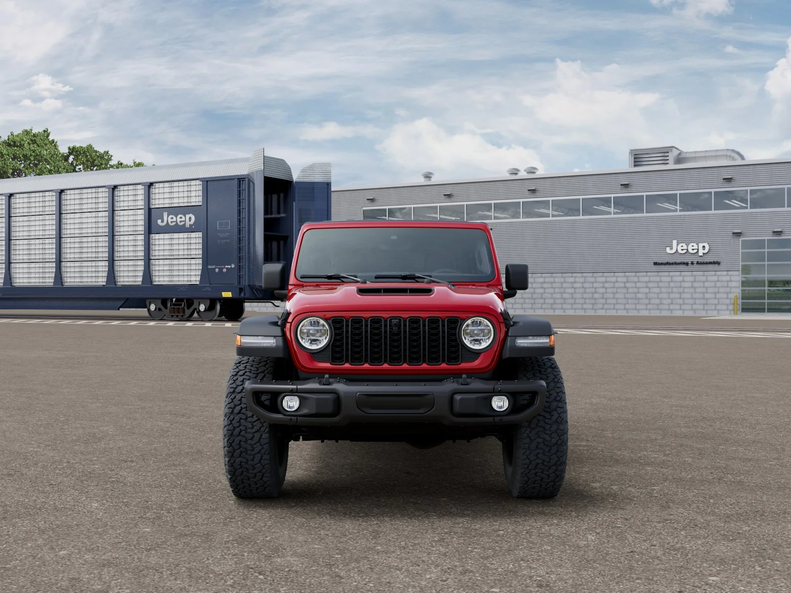 New 2026 Firecracker Red Clear-Coat Exterior Paint Jeep Moab 392 image 6