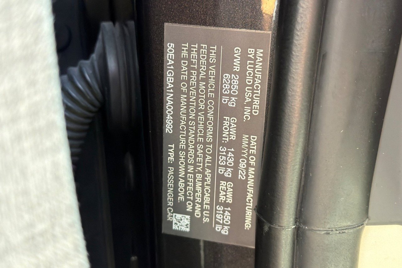Used 2022 GRAY Lucid Grand Touring image 26