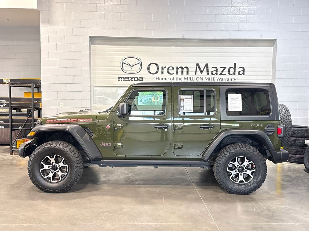 Used 2021 Sarge Green Clearcoat Jeep Unlimited Rubicon image 26
