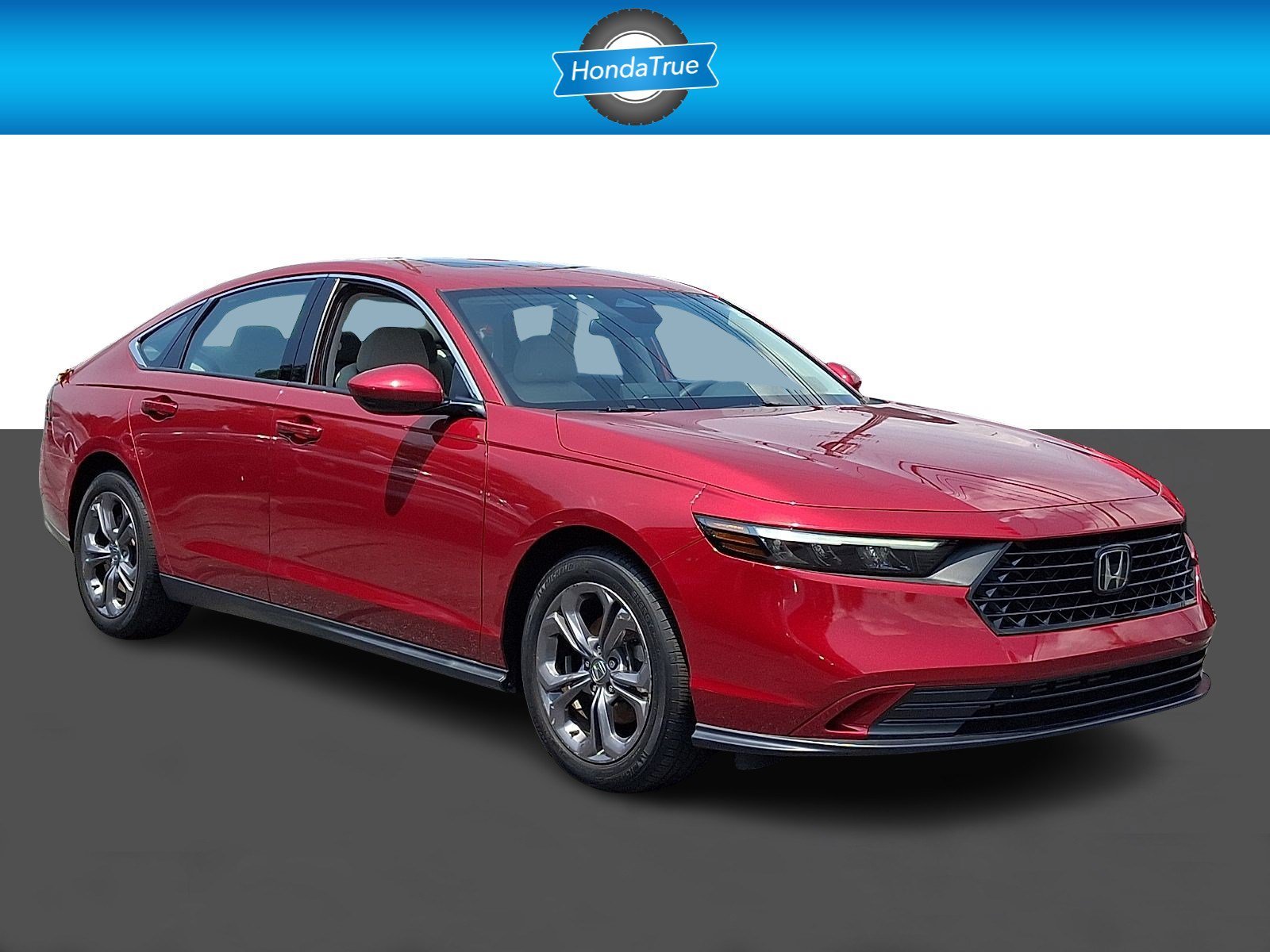 Certified Used 2023 Radiant Red Metallic Honda 1.5T EX BD image 1