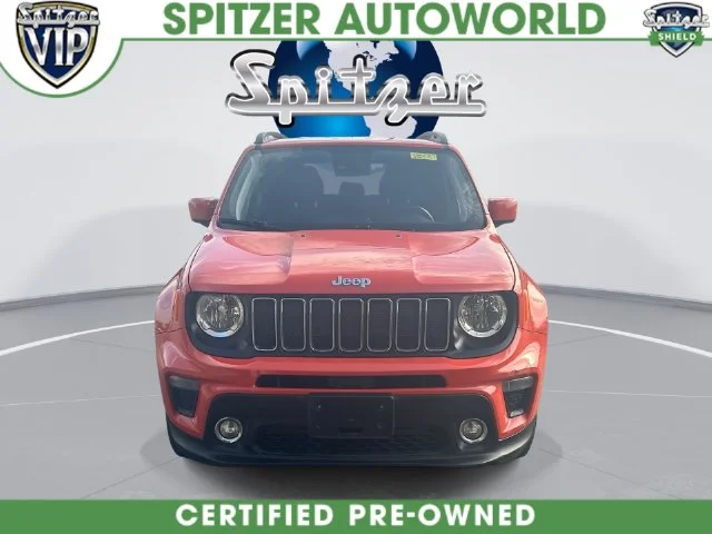 Certified Used 2021 Orange Jeep Latitude image 4