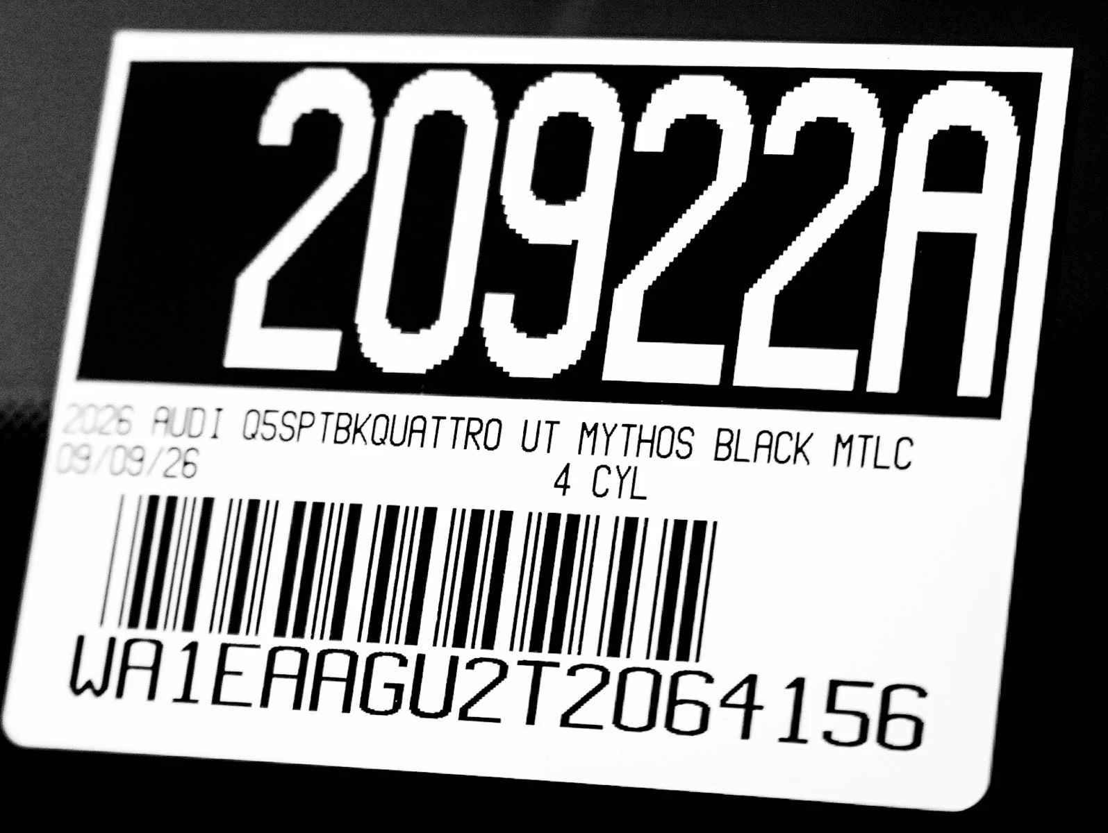 New 2026 Mythos Black Metallic Audi Premium Plus image 24