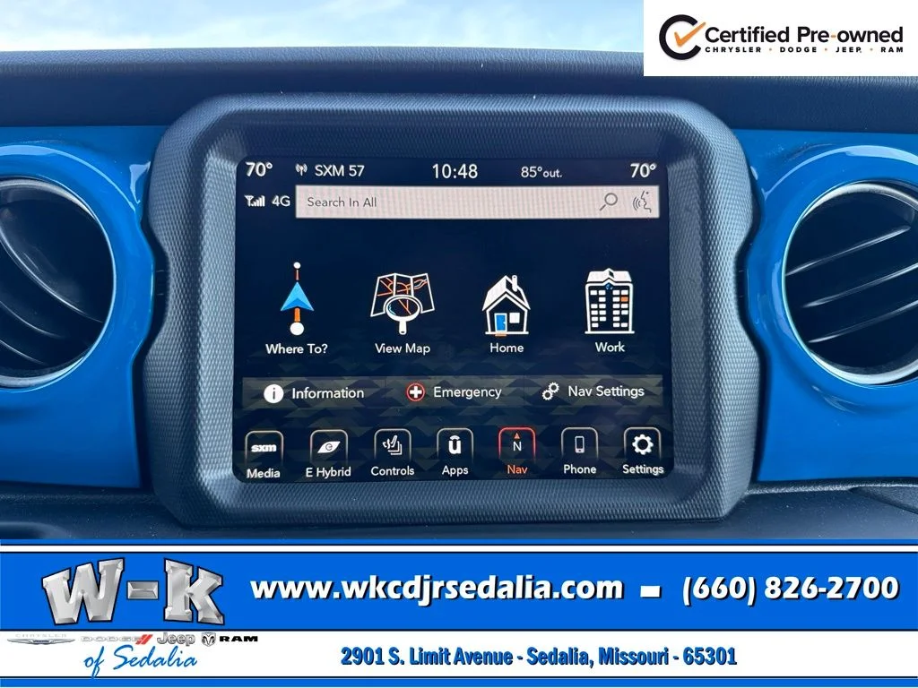 Certified Used 2023 Blue Jeep Sahara 4xe image 38
