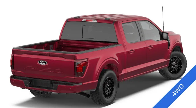 New 2026 Ruby Red Metallic Tinted Clearcoat Ford XLT image 3