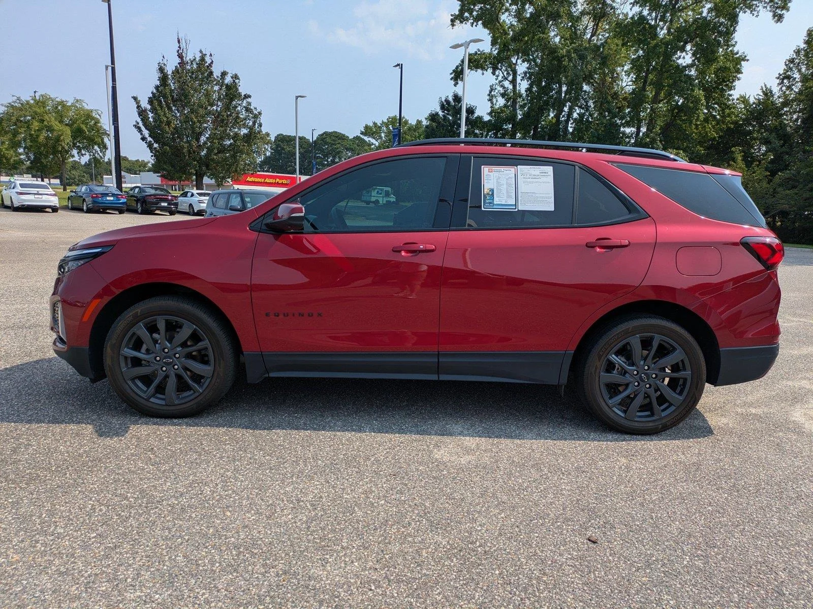 Used 2024 Radiant Red Tintcoat Chevrolet RS image 7