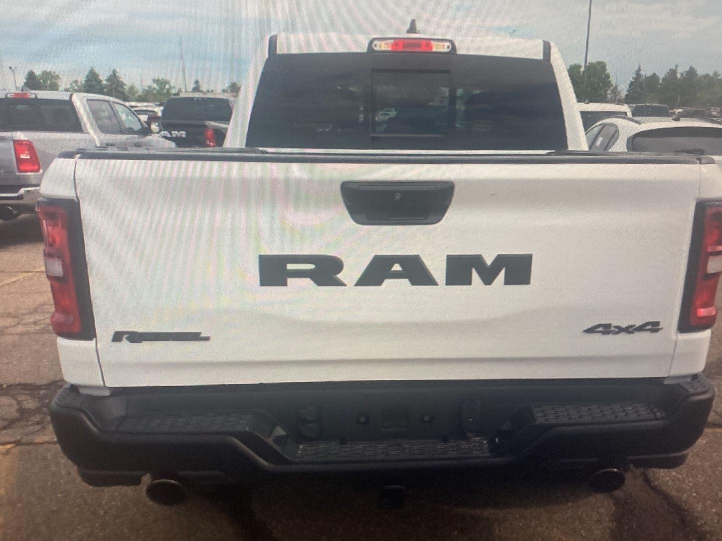 Used 2025 Bright White Clearcoat Ram Rebel image 6