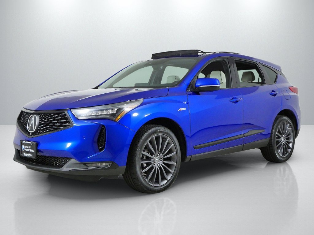 Used 2022 Blue Acura A-Spec Advance Package image 1