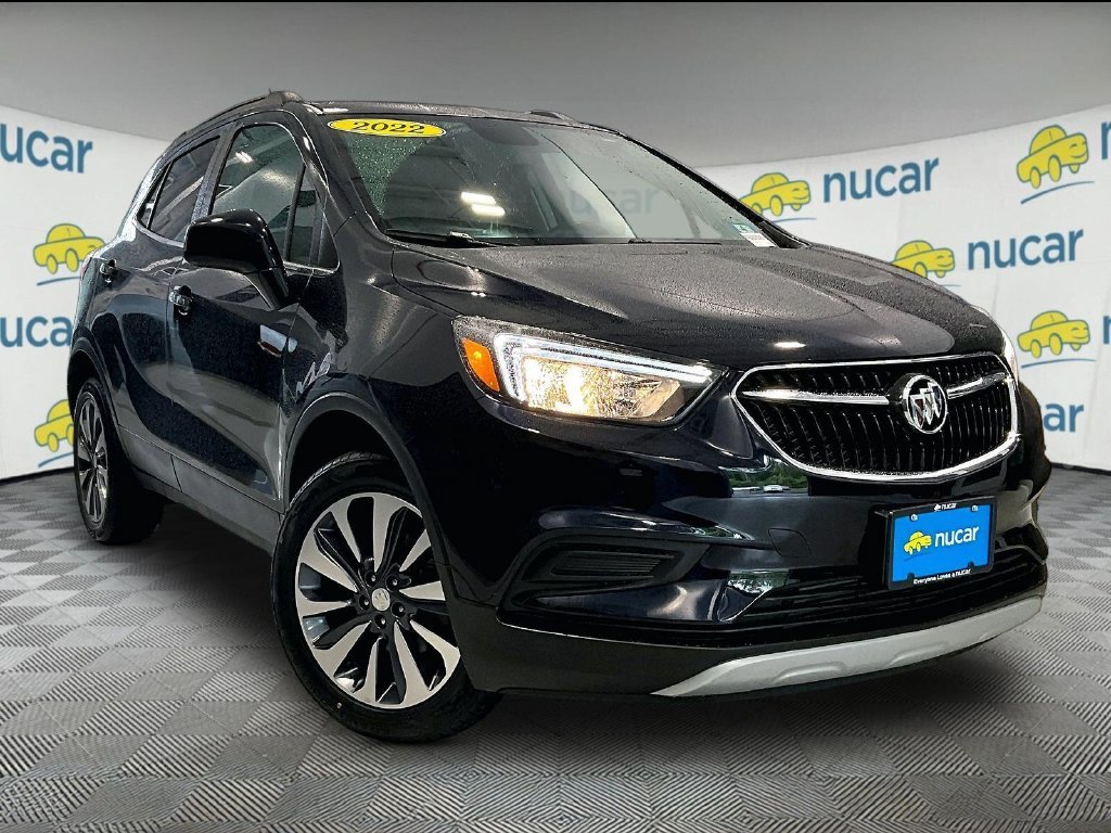 Used 2022 Blue Buick Preferred image 1