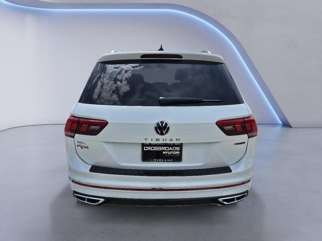 Used 2022 Oryx White Pearl Volkswagen SEL R-Line image 4