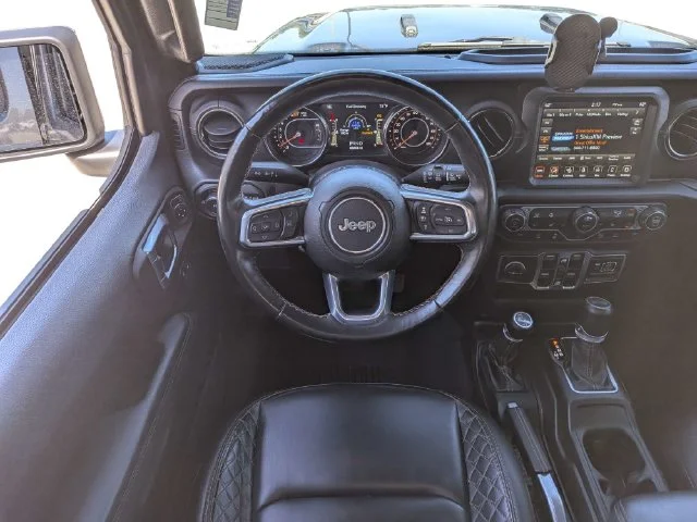Used 2021 Silver Jeep Unlimited Sahara High Altitude image 11