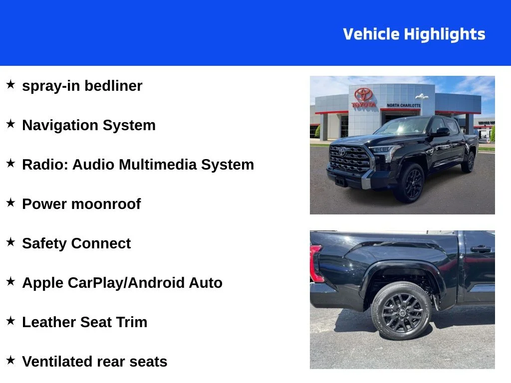 Used 2024 Black Toyota Platinum image 4