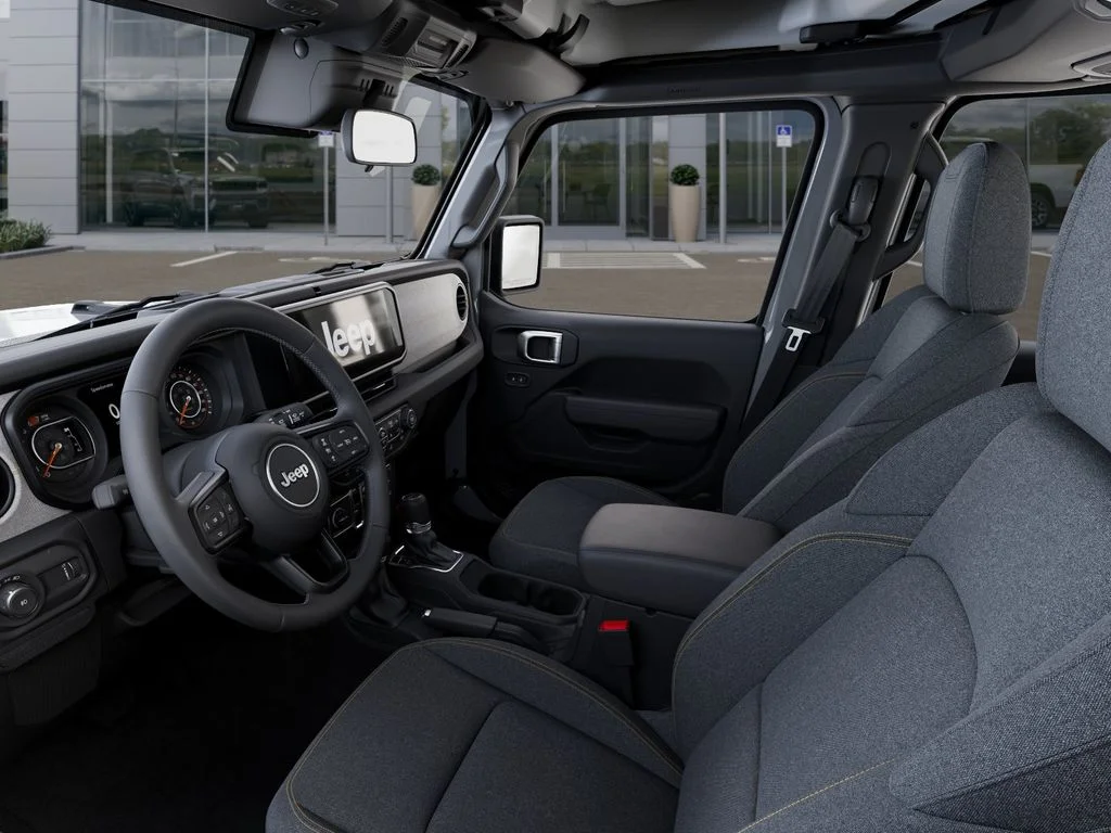 New 2025 Bright White Clearcoat Jeep Sport S image 23