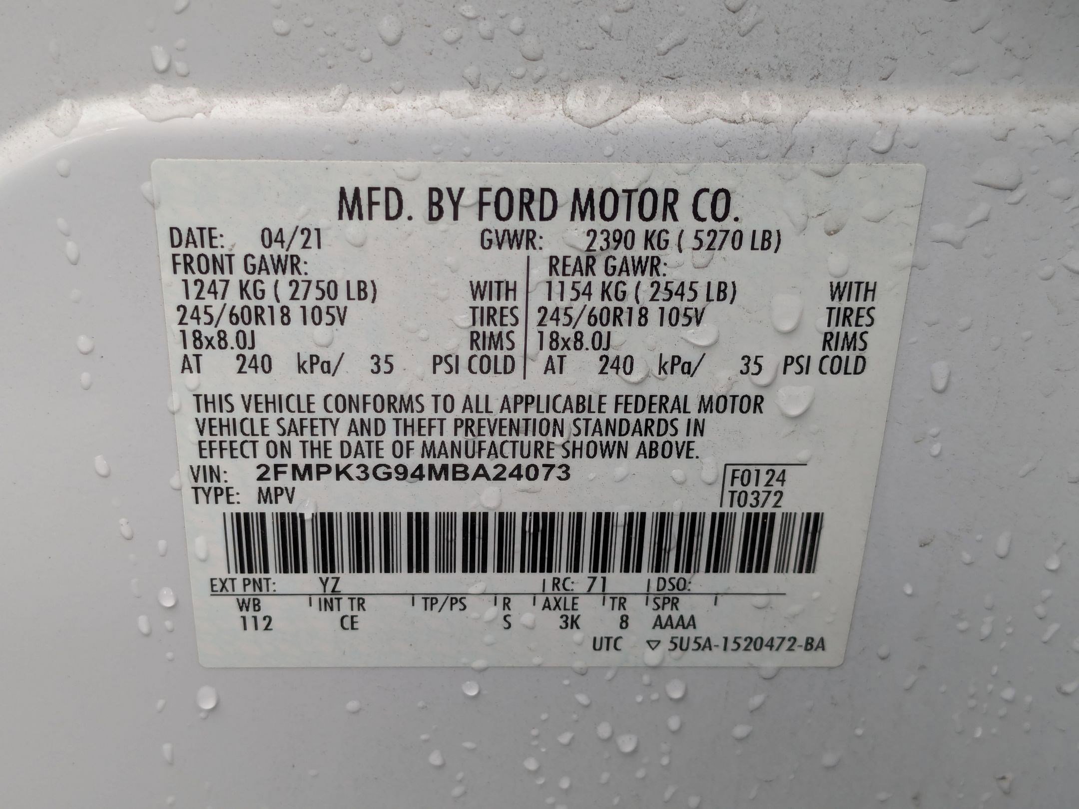 2021 Ford Edge SE - Photo 42