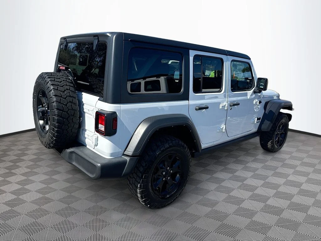 Used 2021 White Jeep Unlimited Willys image 6