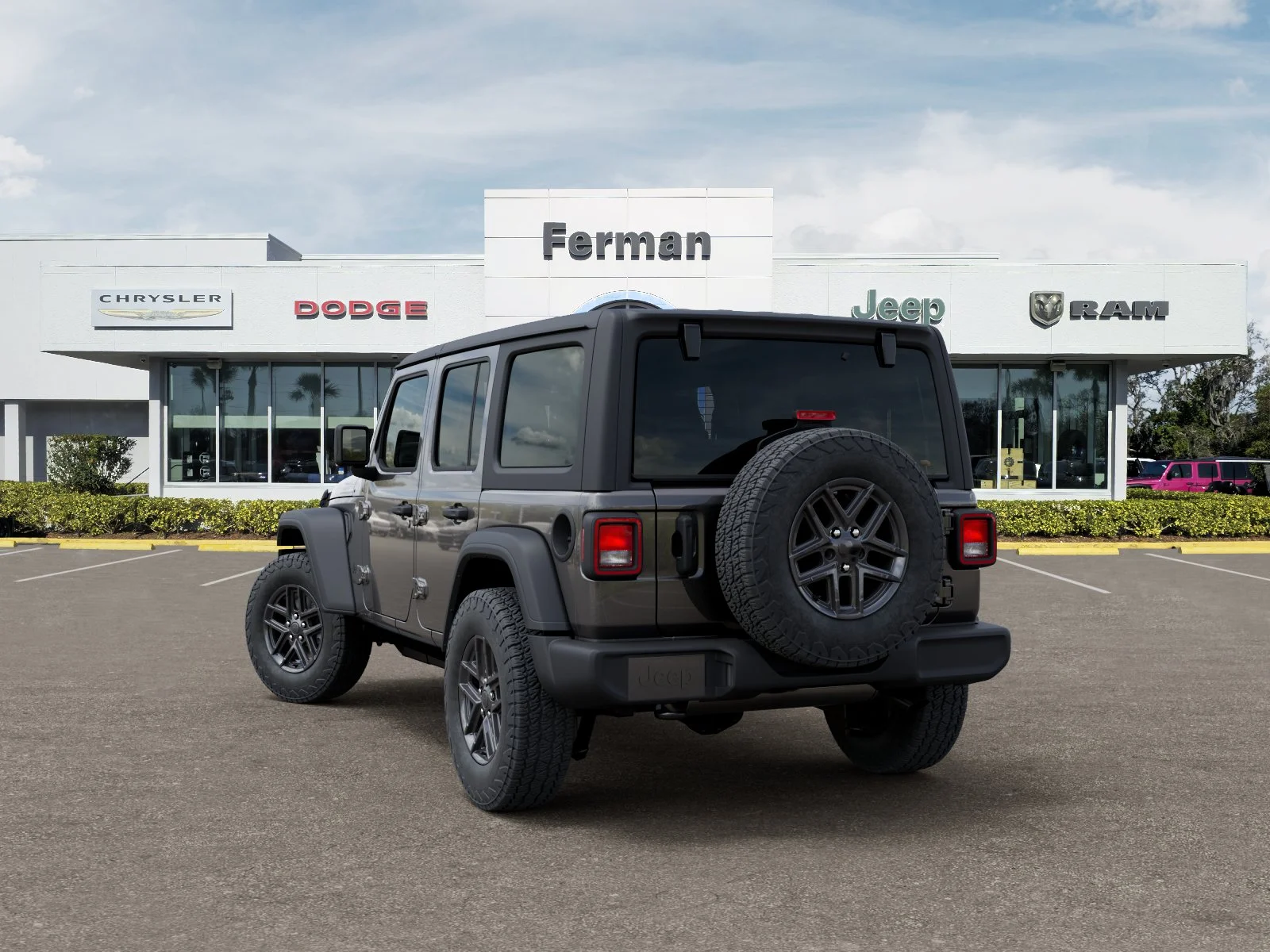 New 2026 Granite Crystal Metallic Clear-Coat Exterior Paint Jeep Sport S image 36