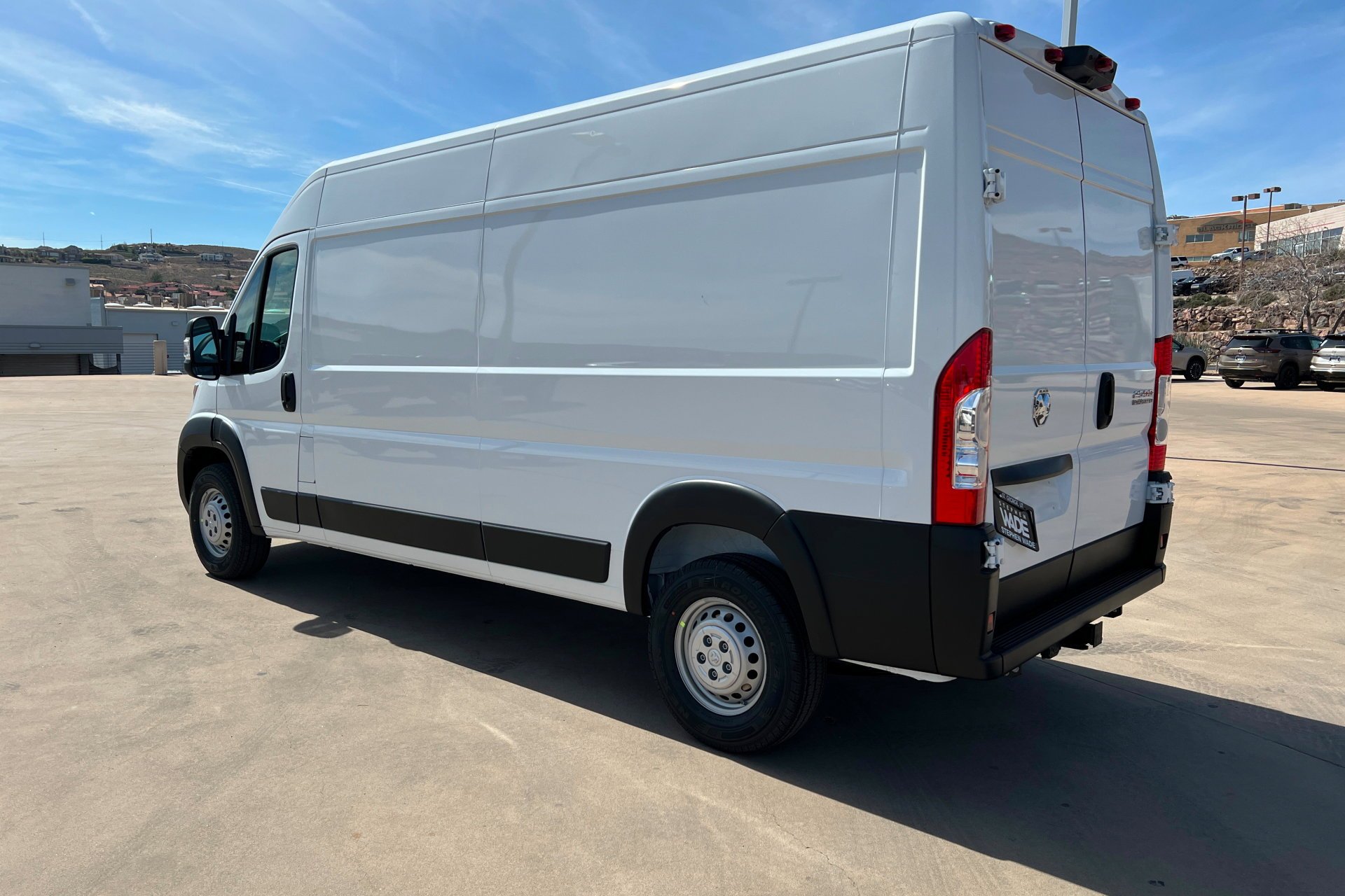 New 2026 Bright White Clear-Coat Exterior Paint RAM Tradesman image 3