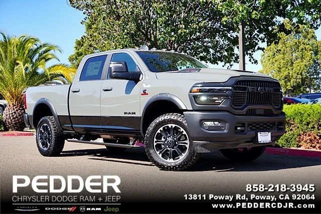New 2026 Ceramic Gray Clear-Coat Exterior Paint RAM Rebel image 1
