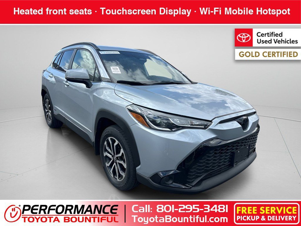 Certified Used 2023 Silver Toyota Hybrid SE image 1