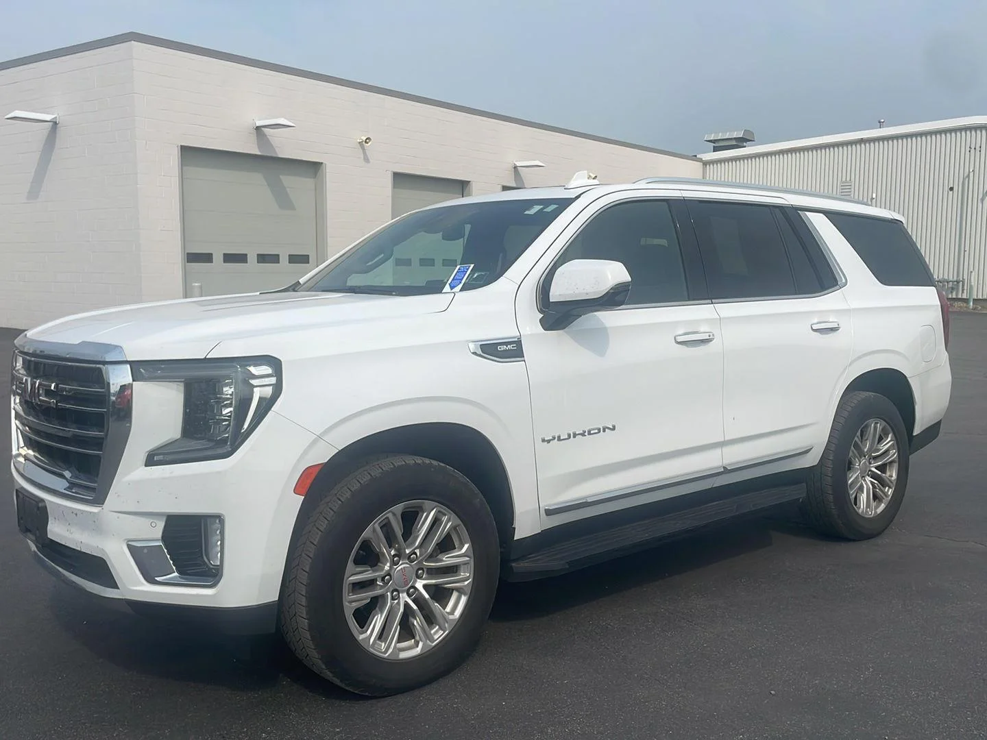 Used 2021 Summit White GMC SLT image 8