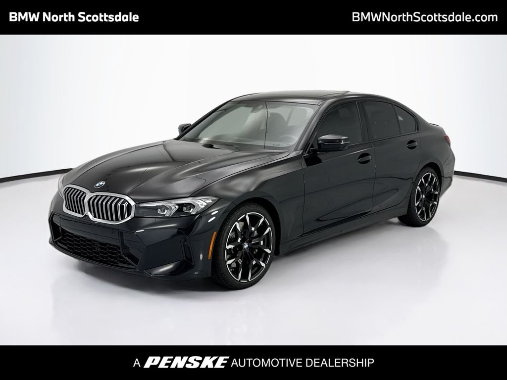 New 2026 Black Sapphire Metallic BMW 330i image 1