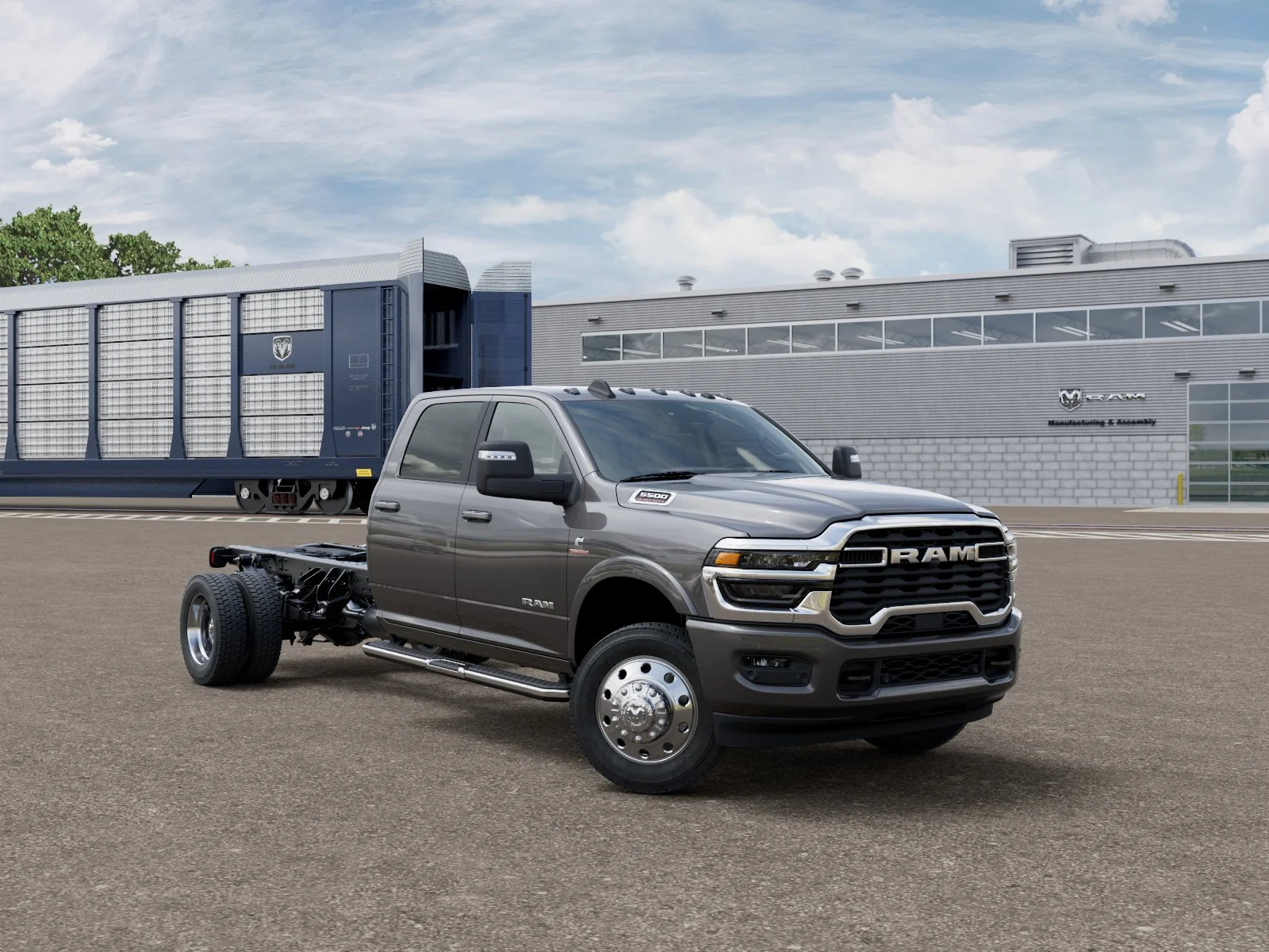 New 2026 Granite Crystal Metallic Clear-Coat Exterior Paint RAM Tradesman image 3