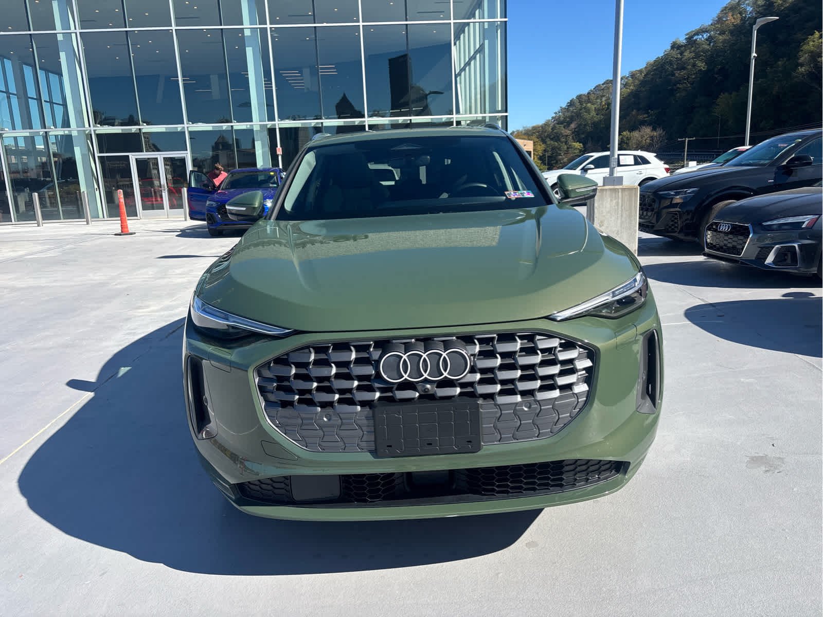 Certified Used 2025 District Green Metallic Audi Premium Plus image 2