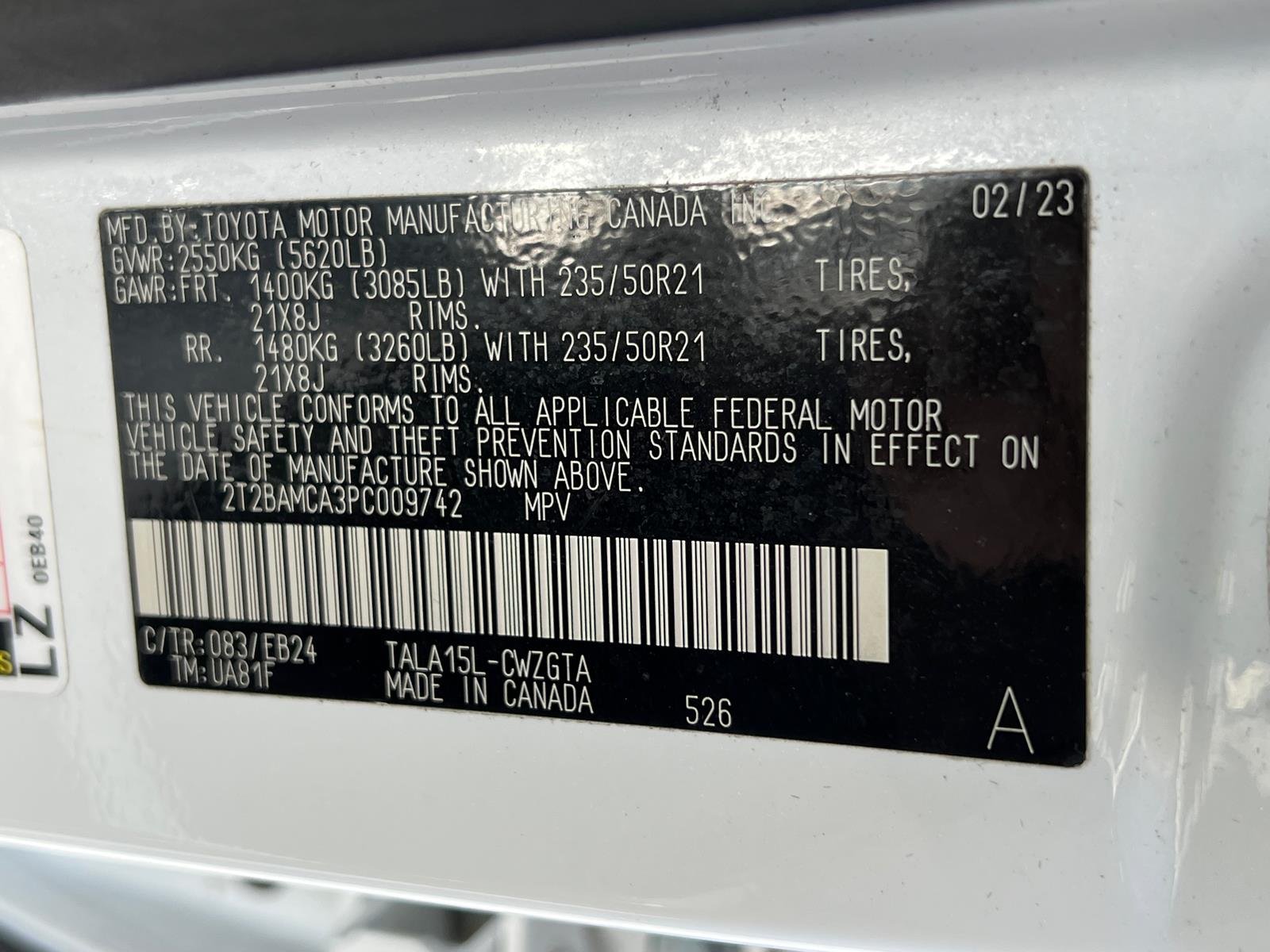 Used 2023 Ultra White Lexus 350 F SPORT Handling image 35