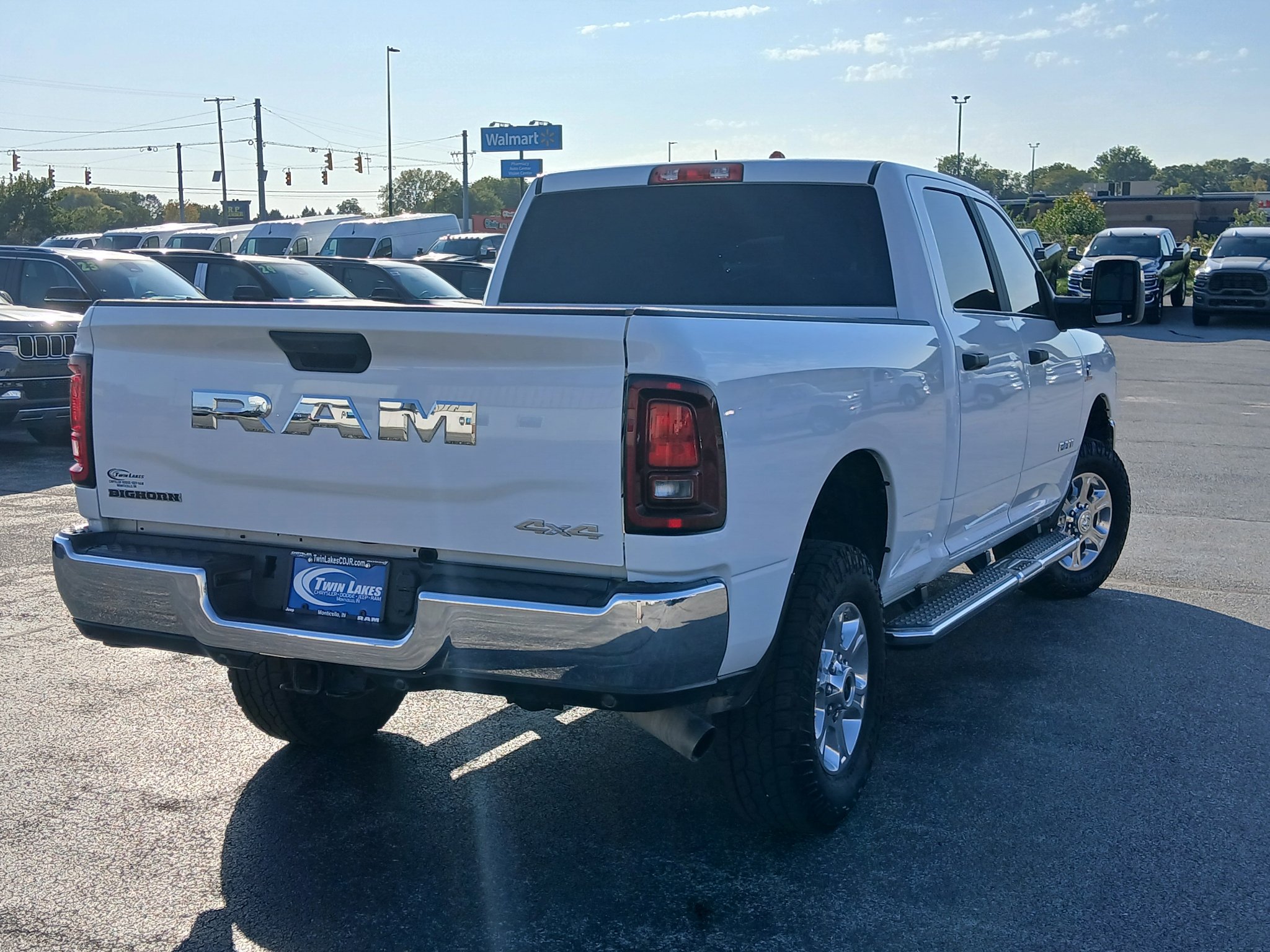 Used 2025 Bright White Clearcoat Ram Big Horn image 6