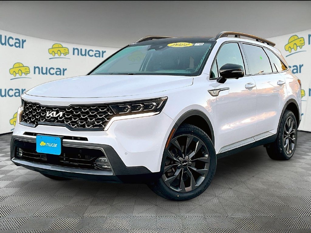 Used 2022 Glacial White Pearl Kia X-Line SX Prestige image 3