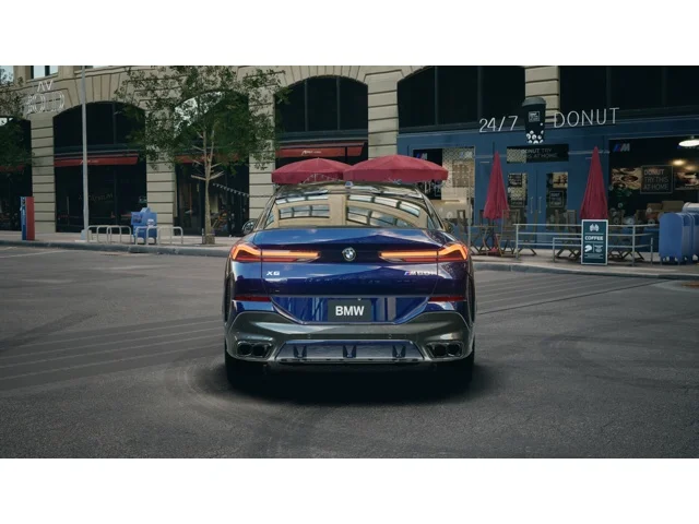 New 2027 Tanzanite Blue II Metallic BMW X6 M60i image 5