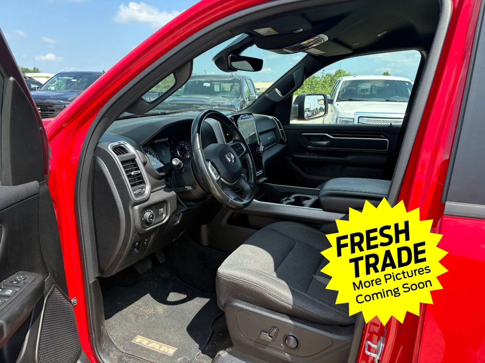 Used 2023 Flame Red Clearcoat Ram Big Horn image 7