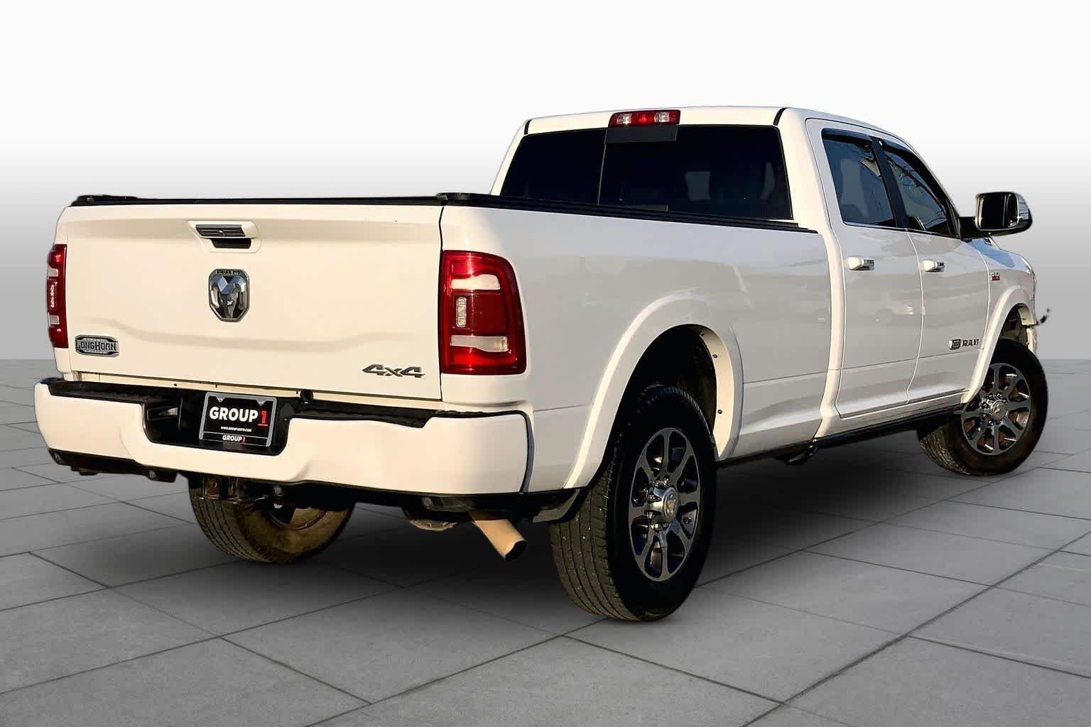 Used 2020 Bright White Clearcoat Ram Longhorn image 13
