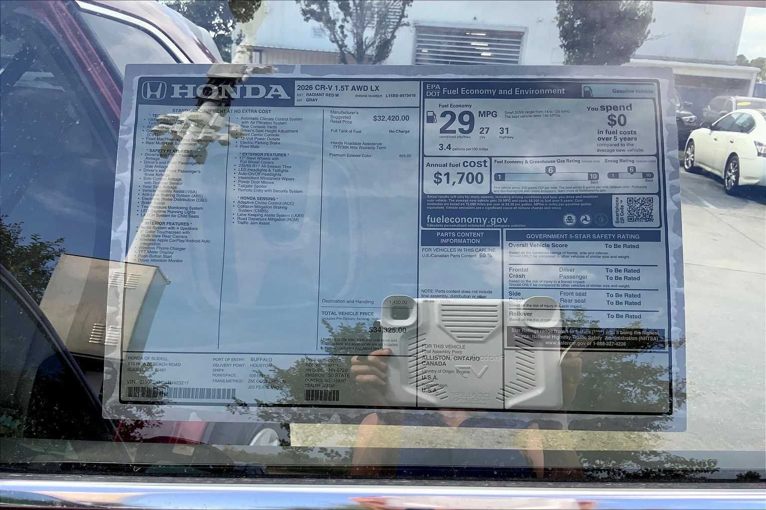 2026 Honda CR-V LX - Photo 19