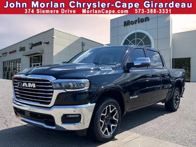Used 2026 Diamond Black Crystal Pearl Coat Pxj RAM Laramie image 1