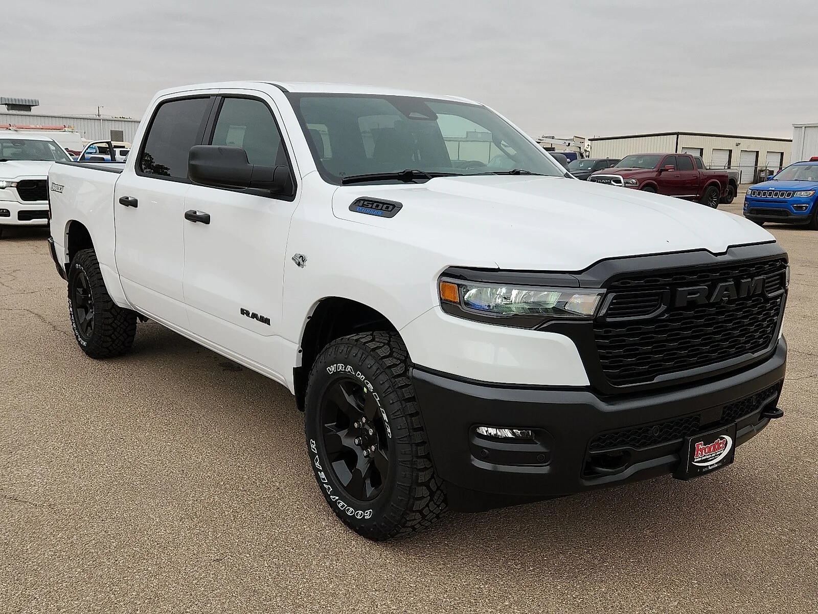 New 2026 Bright White Clear-Coat  Paint Ram WARLOCK CREW CAB 4X4 5