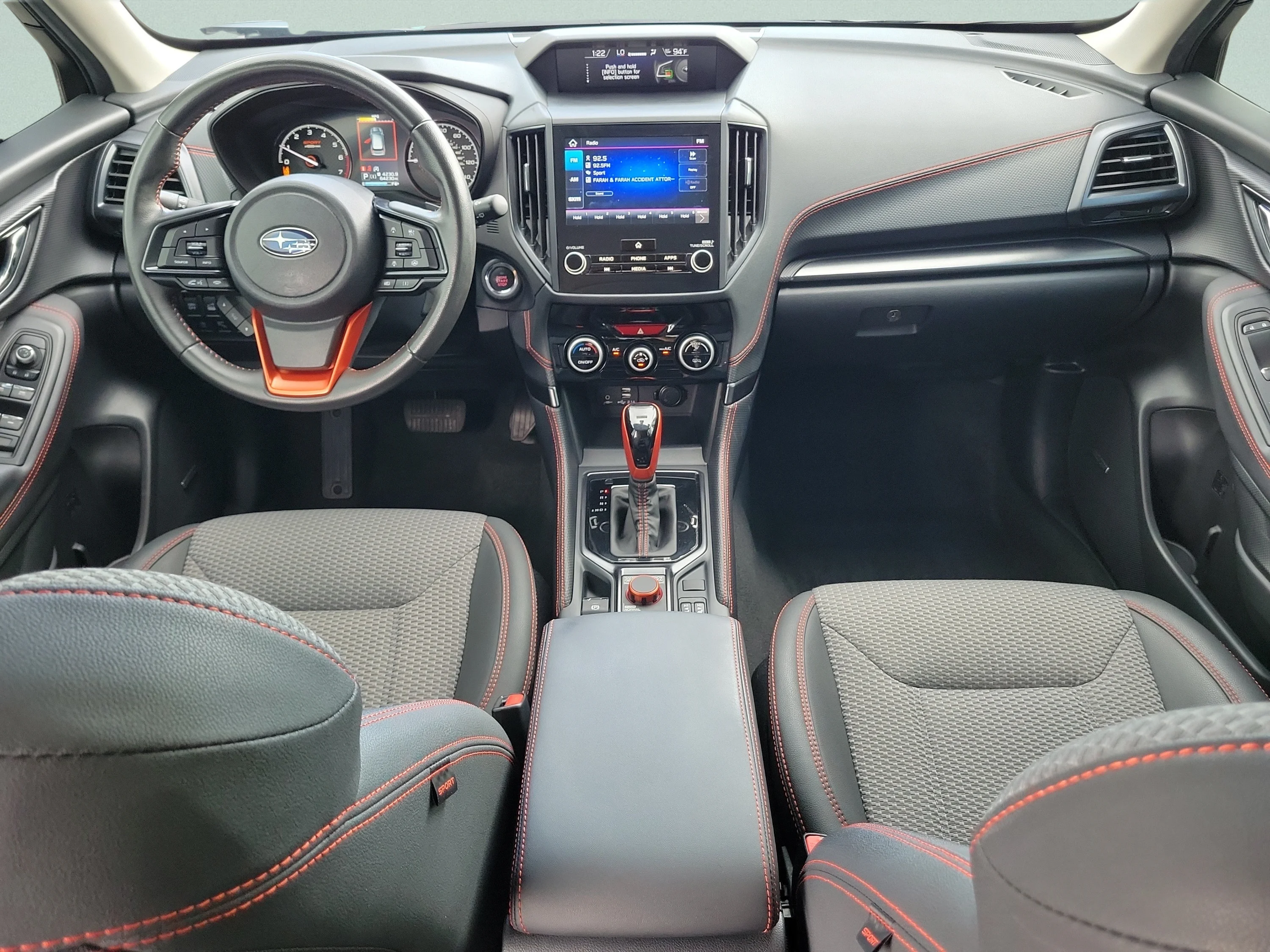 Used 2024 Crystal Black Silica Subaru Sport image 14