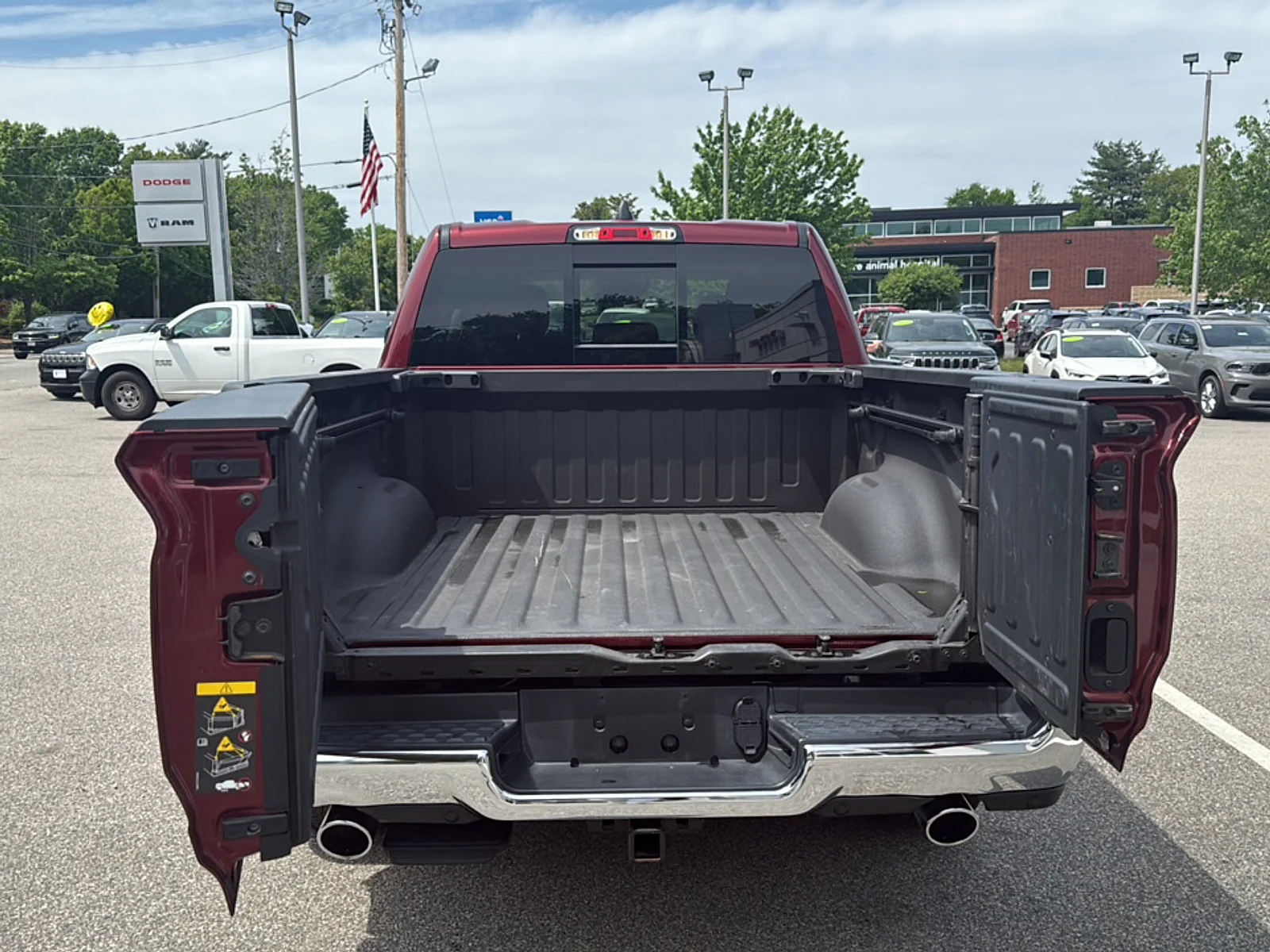 Certified Used 2022 Delmonico Red Pearlcoat Ram Laramie Crew Cab 4x4 5