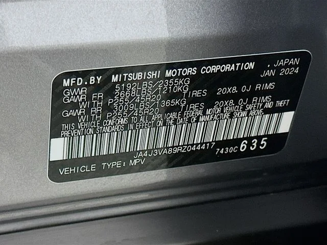 Certified Pre-Owned 2024 Mitsubishi Outlander SE