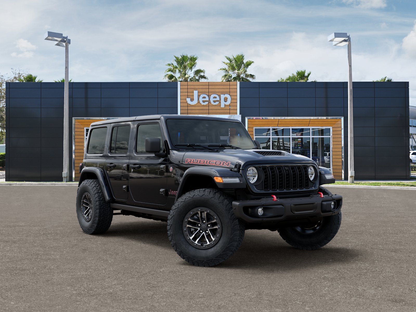 New 2026 Black Clearcoat Jeep Rubicon X image 5