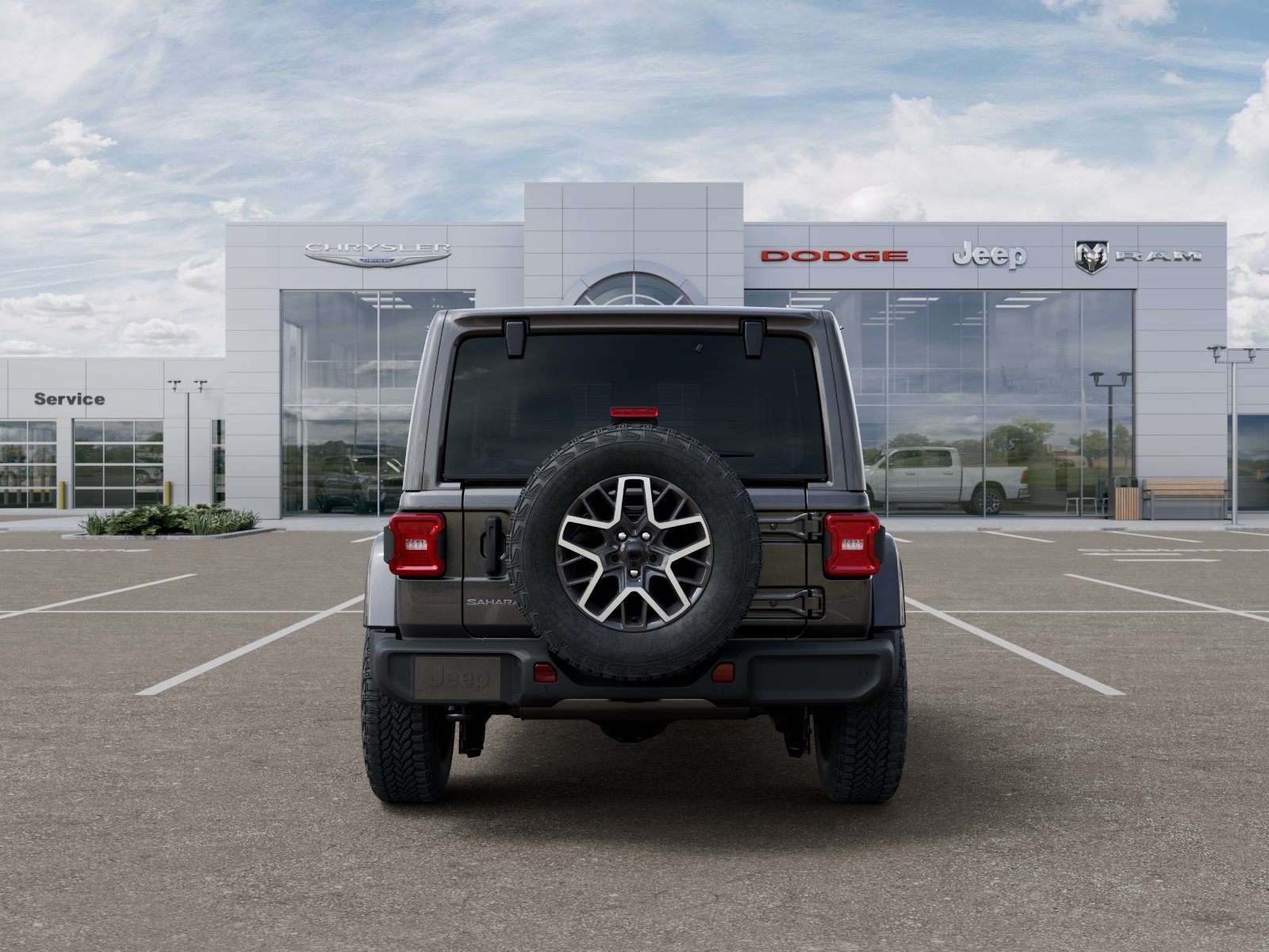 New 2026 Granite Crystal Metallic Clear-Coat Exterior Paint Jeep Sahara image 16